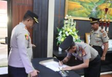 Kapolres Pimpin Sertijab Kepala Bagian Perencanaan Polres Pasangkayu