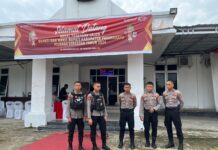 Tingkatkan Keamanan Jelang Pilkada, Satgas Preventif OMP Polres Pasangkayu, Patroli ke Kantor KPU dan Bawaslu