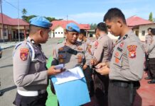 Gaktiblin Bid Propam Polda Sulbar Di Polres Pasangkayu