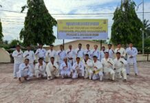 Polres Pasangkayu Gelar Ujian Beladiri Polri UKP periode 1 Januari 2025.