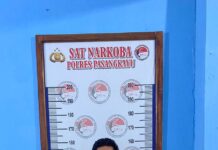 Sat Res Narkoba Polres Pasangkayu Tangkap Warga Marisa Karena Jual Sabu.