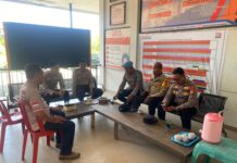 Kapolsek Pasangkayu Pimpin Patroli Ke BAWASLU Kabupaten Pasangkayu