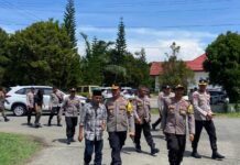 Kapolres Pasangkayu Pimpin Langsung Pengamanan Unjuk Rasa Damai Masyarakat Lariang