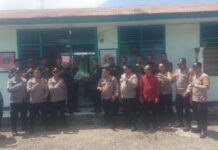 Kapolsek Pasangkayu Pimpin Anggotanya Datangi Koramil Pasangkayu