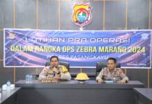 Jelang Operasi Zebra Marano 2024, Polres Pasangkayu Gelar Lat Pra Ops