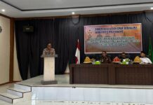 Wakili Kapolres Pasangkayu, Kasat Binmas Hadiri Kegiatan Silaturahmi Dan Dialog Kerukunan Ummat Mewujudkan Pilkada 2024