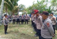 Pengamanan Kampanye Tatap Muka Calon Bupati Pasangkayu, Polres Pasangkayu Pastikan Keamanan yang Kondusif