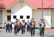 Tingkatkan Kesehatan dan Kinerja Personel Polres Pasangkayu Gelar Tes Kesamaptaan Jasmani Tahap II