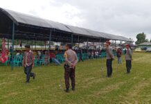 Pastikan Keamanan yang Kondusif Polres Pasangkayu Amankan Kampanye Tatap Muka Paslon Bupati Pasangkayu,