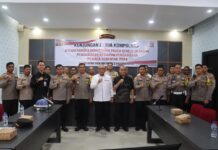 Kunker Kompolnas Tinjau Kesiapan Pengamanan Pilkada Serentak Di wilayah Hukum Polres Pasangkayu