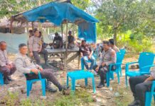 Polsek Baras Monitoring Dan Pengamanan Kampanye Calon Wakil Bupati Pasangkayu