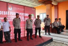 Polres Pasangkayu Lakukan Pengamanan Berlapis, Debat dan Penyampaian Visi-Misi Calon Bupati dan Wakil Bupati
