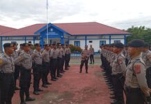 Kabag SDM Polres Pasangkayu Beri Arahan dan Motivasi Siswa Latja
