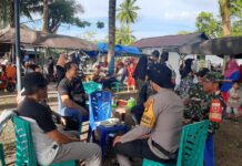 Bersama TNI, Polsek Bambalamotu Gelar Patroli Dialogis Jelang Pilkada 2024