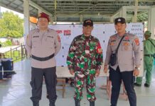 Personil Pam TPS 1 Sarjo Apresiasi Warga, Pemilihan Terlaksana Aman & Kondusif.