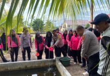 Polsek Pasangkayu Bersama Bhayangkari Ranting Dukung Program Ketahanan Pangan