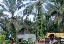 Respon Cepat, Bhabinkamtibmas Polsek Baras Datangi TKP Pencurian Ternak