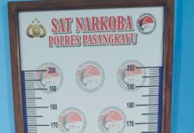 Di Ultah Reserse Polri Ke 77, Sat Res Narkoba Pasangkayu Ringkus Kurir Dari Kayumaloe.