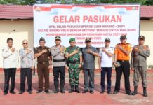 Polres Pasangkayu Laksanakan Apel Gelar Pasukan Operasi Lilin 2024 Dalam Rangka Pengamanan Nataru