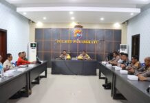 Jelang Nataru, Polres Pasangkayu Gelar Rakor Lintas Sektoral Operasi Lilin Marano 2024