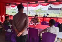 Kabag Ops Polres Pasangkayu Cek Kesiapan Pos Ops Lilin Marano 2024