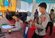Kabag Ops Polres Pasangkayu Pimpin Pengecekan Pos Pam Nataru 2024 – 2025