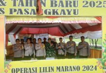 Wakapolres Pasangkayu Gelar Pengecekan Pos Pengamanan Natal dan Tahun Baru di Perbatasan Sarjo