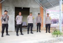 Kunjungi Gereja, Kapolres Pasangkayu Cek Kesiapan Pengamanan Perayaan Natal 2024