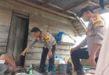 Gerak Cepat, Polsek Pasangkayu Datangi TKP Penemuan Mayat di Pondok Empang