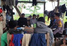 Bhabinkamtibmas Polsek Baras Berikan Himbauan Dampak Judi Online Kepada Warga Binaan.