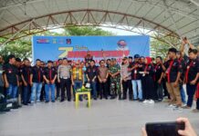 Wakili Kapolres Pasangkayu, Kasat Lantas Hadiri Aniversari Ke-7 Pick Up Sulawesi Di Alun-Alun Pasangkayu