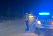 Cegah Laka Lantas Dan Kriminalitas di Jalan Raya Sat Lantas Polres Pasangkayu Tingkatkan Patroli Blue Light
