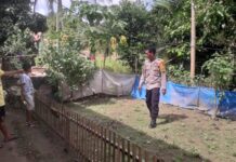Bhabinkamtibmas Polsek Pasangkayu Ajak Warga Manfaatkan Lahan Pekarangan Rumah