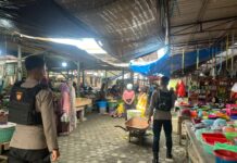 Sat Samapta Polres Pasangkayu Patroli Dialogis Di Pasar Tradisional