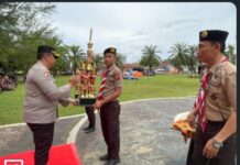 Saka Bhayangkara Polres Pasangkayu Raih Juara 2 Umum Lokabhara Ke II Tingkat Polda Sulbar