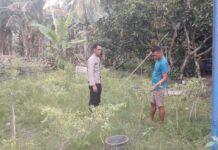 Bhabinkamtibmas Polsek Pasangkayu Ajak Warga Binaan Wujudkan Asta Cita Swasembada Pangan