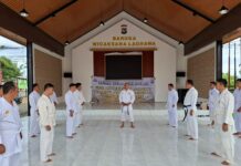 Polres Pasangkayu Gelar Ujian Beladiri Polri UKP periode 1 Juli 2025.