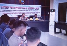 Latihan Pra Operasi Pekat Marano 2025, Polres Pasangkayu Siap Berantas Penyakit Masyarakat