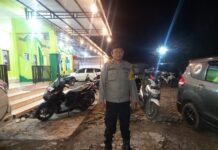Beri Rasa Aman Pelaksanaan Sholat Tarawih, Polsek Jajaran Hadirkan Personil Di Seluruh Masjid