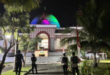 Beri Kenyamanan Beribadah Sat Samapta Polres Pasangkayu Gelar Patroli Pengamanan Sholat Tarawih