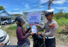 Polres Pasangkayu Gelar Sosialisasi Mudik Aman Dan Nyaman, Layani Masyarakat Dengan Hotline 110
