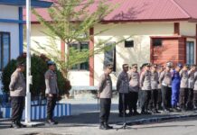 Pimpin Apel Perdana Kapolres Pasangkayu Berikan Arahan Kepada Personel