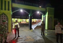 Personil Pos Pam Anjungan Ops Ketupat Polres Pasangkayu lakukan Patroli dan pengamanan