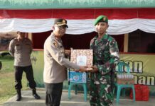 Wujud Perhatian Kapolres Pasangkayu Beri Bingkisan ke Anggota Yang Bertugas Di Pos PAM Ops Ketupat Marano 2025