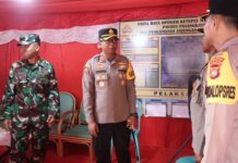 Kapolres Pasangkayu Cek Pos Pam dan Pos Yan operasi Ketupat Marano 2025