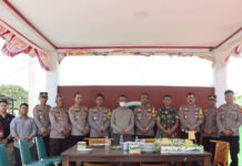 Kapolres Pasangkayu Beri Kejutan Ulang Tahun Dandim 1427/Pasangkayu