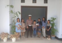 Sat Lantas Polres Pasangkayu Patroli dan Pengamanan Ibadah Minggu di Gereja