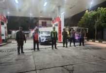 Personel Pos Yan Perbatasan Sarjo Ops Ketupat 2025 Laksanakan Patroli Malam