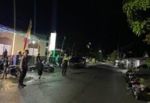 Cegah Laka Lantas dan Tindak Kriminal Satlantas Polres Pasangkayu Patroli Blue Light Pada Malam Hari