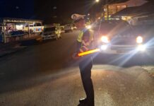 Satlantas Polres Pasangkayu Patroli Blue Light Cegah Laka Lantas dan Tindak Kriminal